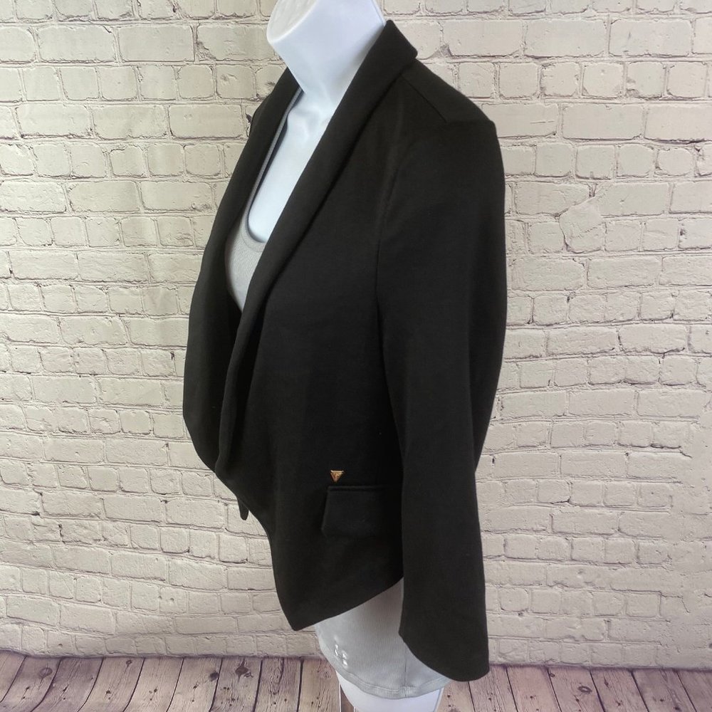 Guess Shavona Assymetrical Black Blazer Jacket - Picture 6 of 14